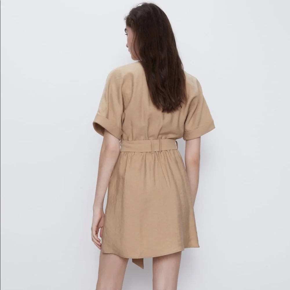 NWT Zara Button-up Dress size Medium